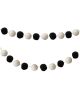 Black & White Pom-Pom Garland