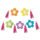 Flowers and Tassels Dimensional Accent