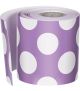 Purple with Polka Dots Rolled Straight Borders