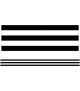 Black & White Stripes Straight Borders