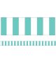 Simply Stylish Turquoise Stripe Straight Borders