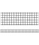 Black & White Grid Straight Bulletin Board Borders