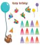 One World Birthday Mini Bulletin Board Set