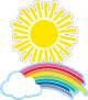 Rainbows & Suns Cut-Outs