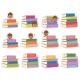 Bookstacks Cutouts