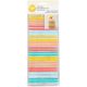 Wilton Yellow, Orange, Red and Blue Striped Treat Bags and Ties, 20-Count