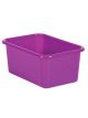 Purple Small Plastic Storage Bin