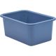 Slate Blue Small Plastic Storage Bin