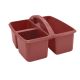 Deep Rose Plastic Storage Caddies