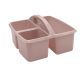Light Mauve Plastic Storage Caddy