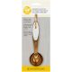 Wilton Navy & Gold Nesting Measuring Spoons with Snap-On Ring, 5-Count