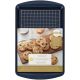Diamond-Infused Non-Stick Large Navy Blue Cookie Sheet with Gold Cooling