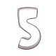 Wilton Number 5 Metal Cookie Cutter
