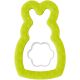 Wilton Comfort-Grip Cottontail & Easter Bunny Cookie Cutter Set, 2pc