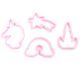 Sweet Tooth Fairy Born to Sparkle Unicorn Cookie Cutter Set 4pc