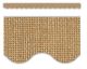 Burlap Scalloped Border Trim