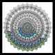 Zenbroidery Mandala Picture Kit 10x10