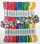 Zenbroidery Variegated Floss Pack 12 Skeins