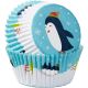 Wilton Christmas Penguin Baking Cup 75pc