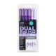 Tombow Purple Blendables Dual Brush Pen Art Markers 6-Pack