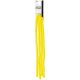Acrylic Disc Heishi Bead Strand Yellow 7.5