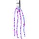 Purple & Pink Tie Dye Beads 100pc