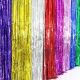 Metallic Foil Fringe Curtain Backdrop