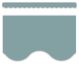 Stone Blue Scalloped Border Trim