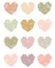 Terrazzo Tones Hearts Mini Accents