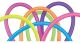 260Q Qualatex Neon Assortment Latex Balloons 100pc