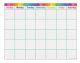Colorful Calendar Write-On/Wipe-Off Chart