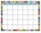 Wildflowers Calendar Chart
