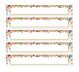 Large Confetti Labels Magnetic Accents