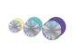 Iridescent Hanging Paper Fans