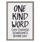 One Kind Word Positive Poster