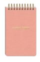 Hazy Florals Pink Spiral Notepad