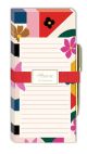 Geo Floral Magnetic List Pad With Pen