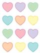 Pastel Pop Hearts Mini Accents