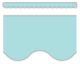 Pastel Blue Scalloped Border Trim