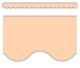 Peach Scalloped Border Trim