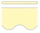 Pastel Yellow Scalloped Border Trim