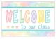 Pastel Pop Welcome Postcards