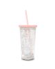 Ban.do Glitter Bomb Delux Sip Sip Tumbler with Straw