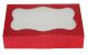 Red Foil Cookie Box 1pc