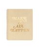 Ban.do Make it Happen Rough Drafts Large Notebook