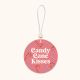 Candy Cane Kisses Car Air Freshener