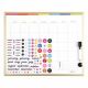The Colorblock Month Dry Erase Board