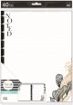 Happy Planner Gold & Black Filler Paper