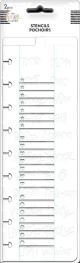 Happy Planner To Do Snap-In Stencil Bookmarks