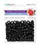 Black Barrel Pony Beads 9x6mm 175pc